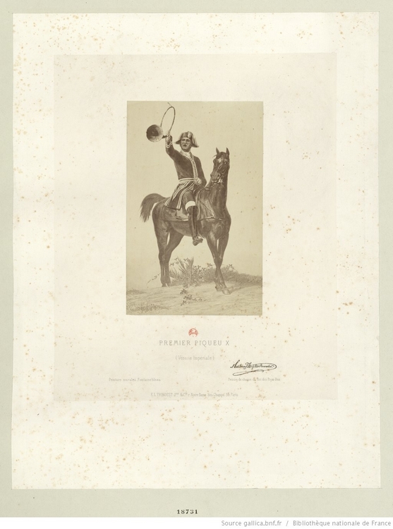Premier piqueux de la Vènerie impériale - Estampe - Non daté - © BNF